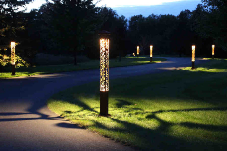 Attraction Lights Driveway Lighting Project Study Miller Residence