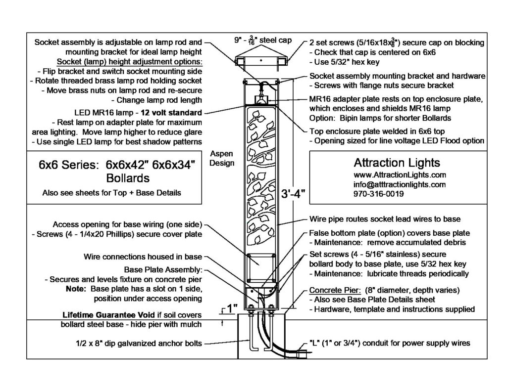 INSTRUCTIONS For Assembling and Installing Fixtures